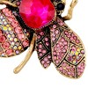 Anna-Kaci Crystal Rhinestone Bee Crystal Rhinestone Brooch Pin - Elegant Enamel Insect Flower Jewelry for Women & Men - 4 of 4