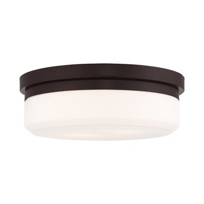 Livex Lighting Stratus 2 - Light Flush Mount in  Bronze