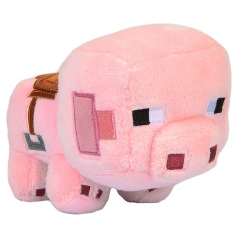 Minecraft Happy Explorer Saddled Pig Plush Target