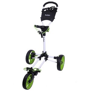 MacGregor Golf Flat Fold 3 Wheel Golf Cart / Trolley - Folds Completely Flat - 1 of 4