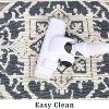 COZONY Medallion Floral Area Rug, Vintage Textured Non Slip Carpet for Living Room Bedroom Kitchen Office - 4 of 4