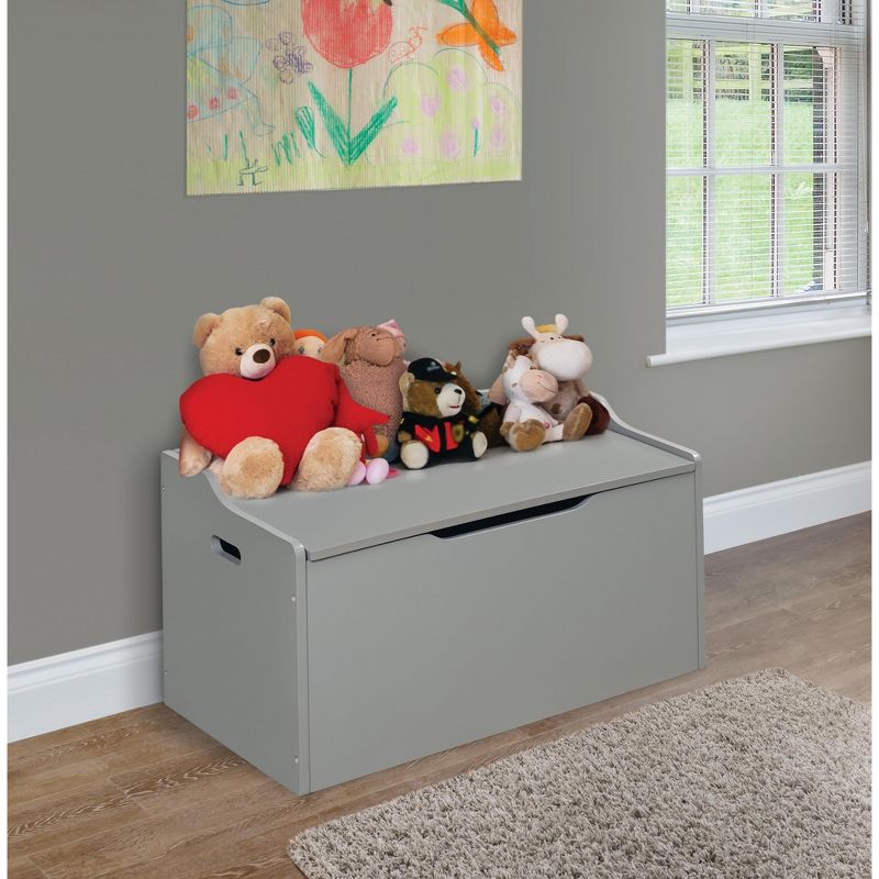 Badger Basket Bench Top Toy Box - Gray, 2 of 8