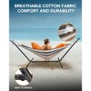 Mastgoal Brazilian Hammock with Adjustable Stand- Stylish Hammock Bed w/Storage Bag, 600lb Capacity - 4 of 4