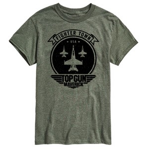 Men's - Top Gun: Maverick - Fighter Town Badge Short Sleeve Graphic T-Shirt - 1 of 4