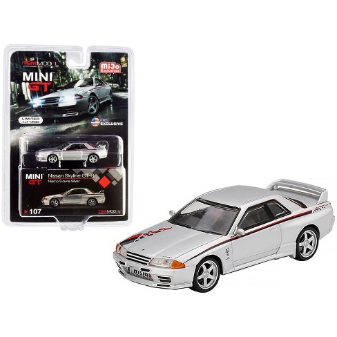 Nissan Skyline Gt R R32 Nismo S Tune Rhd Silver With Red And Black Graphics Ltd Ed 10 Pcs 1 64 Diecast Model Car By True Scale Miniatures Target
