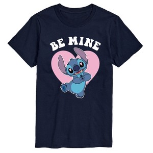 Men's - Lilo and Stitch - Be Mine Short Sleeve Graphic T-Shirt - 1 of 4