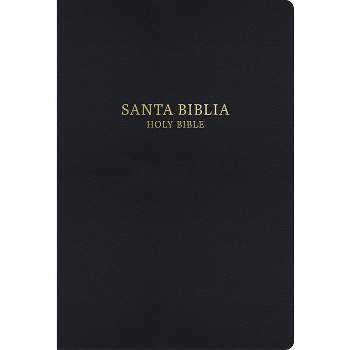 Biblia Bilingue Letra Grande-PR-Rvr 1960/KJV - Large Print by  B&h Español Editorial (Leather Bound)
