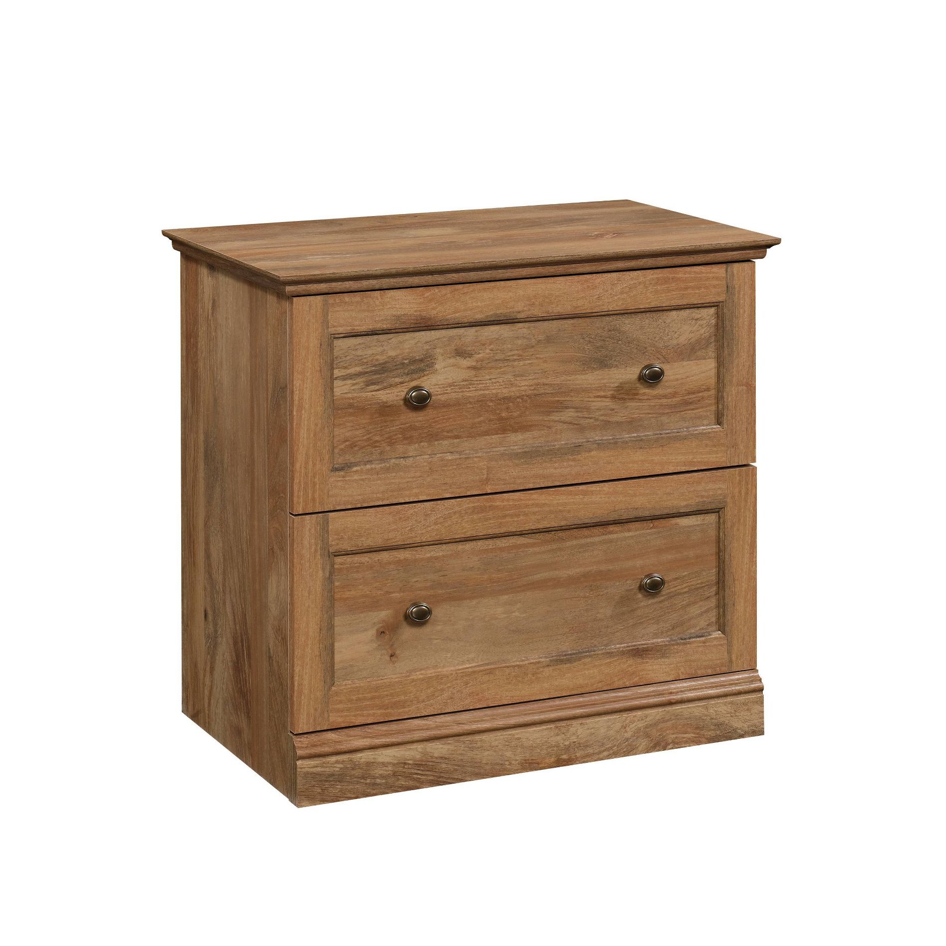 Sauder Barrister Lane File Cabinet Yellow: Mid-Century Modern, 2-Drawer, Laminate Surface, MDF Frame
