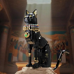 1274Pcs Egyptian Pharaoh Black Cat Building Set for Adults and Kids Ages 10+ - 1 of 4