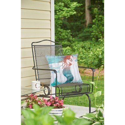 18" x 18" Colorful Mermaid Dreams Nautical Throw Pillow
