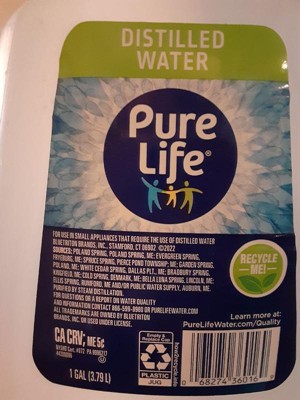 Pure Life Distilled Water - 2.5 GA