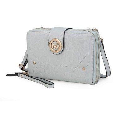 MKF Collection Sage Wallet Crossbody Bag with Optional Wristlet by Mia K