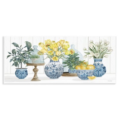 Stupell Industries Yellow Tulips & Lemon Fruits, 17" x 7"