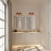 Whisen 30x36 Inch Rectangular Bathroom Wall Mirror, HD Glass with Anti-Rust Aluminum Frame - 3 of 4