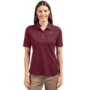Los Angeles Angels Cutter & Buck Virtue Eco Pique Recycled Womens Polo - 1 of 1