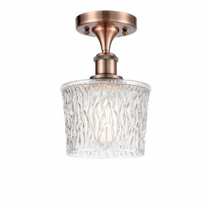 Niagra - 1 Light Semi-Flush Mount In Industrial Style-11 Inches Tall and 6.5 Inches Wide - 1 of 1