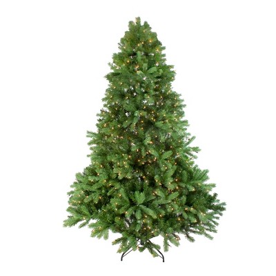 Northlight 7.5' Prelit Full Artificial Christmas Tree Noble Fir - Clear Lights