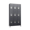 SUXXAN Metal Lockers for Employees School Office Gym Home lockers Storage,9 Doors Lockers with 18 Hooks,Assembly Required - 2 of 4