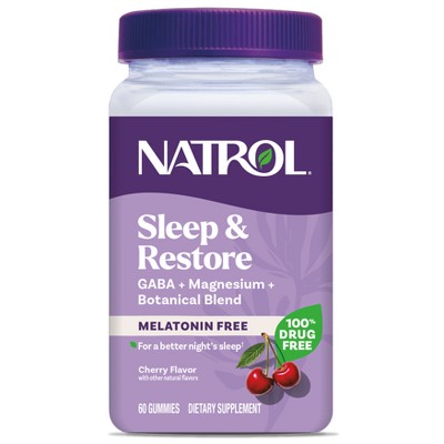 Natrol Non-Melatonin Sleep & Restore Gummies - Tart Cherry - 60ct