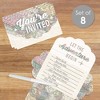 Big Dot of Happiness World Awaits - Fill-In Cards - Travel Themed Party Fold and Send Invitations - Set of 8 - 2 of 4