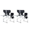 MAYEERTY Set of 2 Weaving Chair, with Handwoven Rope for Patio,Living Room, Garden, Balcony - 2 of 4