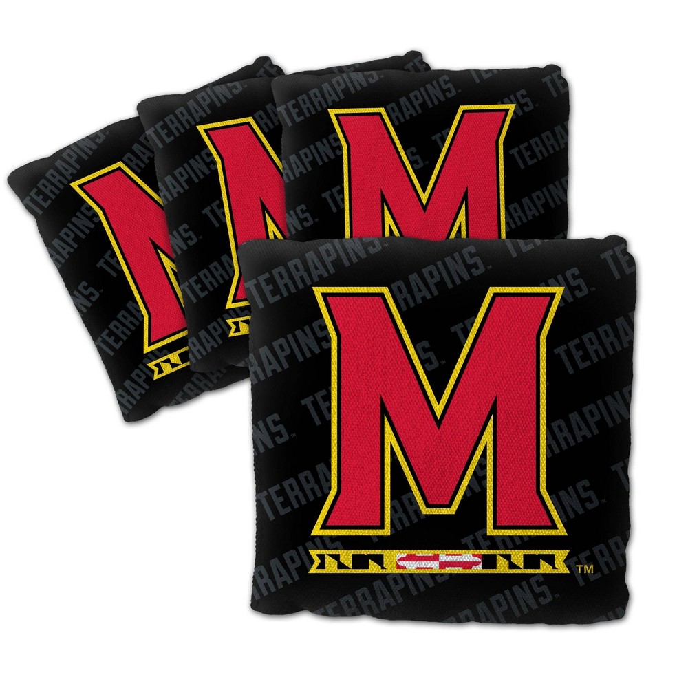 NCAA Maryland Terrapins 4pk Black Toss Game Set