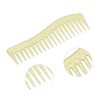 Unique Bargains Durable S-Shaped Wide-Tooth Straightening Comb 1 Pc - 3 of 4