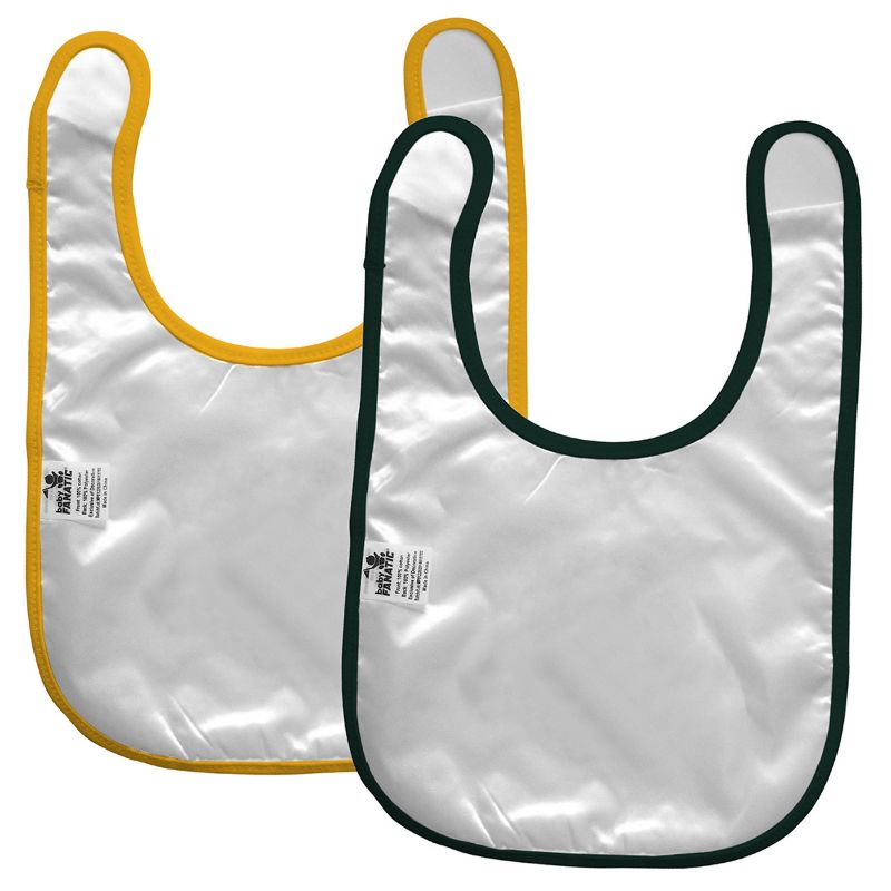 BabyFanatic Officially Licensed Unisex Baby Bibs 2 Pack - NFL Green Bay Packers, 4 of 6