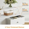 WOWLIVE 8 Drawer Dresser with 2-Tier Open Shelf, Double Chest of Drawer - 4 of 4
