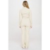 Slickblue Women's Yoga Jacket with Flare Jumpsuit Set, Spaghetti Strap, Thumbholes, 5 Color Options, Size S-XL - 3 of 4