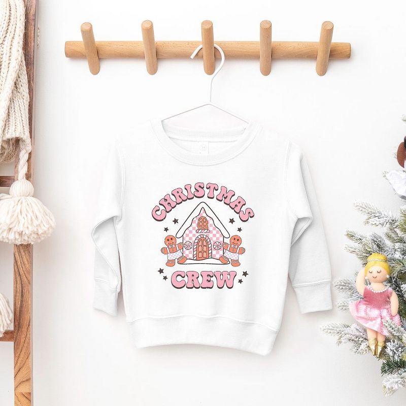 The Juniper Shop Christmas Gingerbread Crew Toddler Graphic Sweatshirt, 2 of 3
