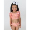 RuffleButts Toddler Girls UPF50+ Butterfly Tankini - 3 of 4