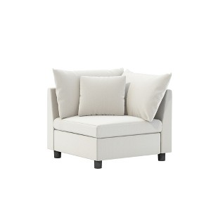 YOOCOZZ Chenille Sectional Sofa Piece with Pillows - 1 of 4