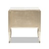 JTH LUXE Helena 25" 2-Drawer Storage Side Table, Natural Birch Brown & Soft Gold - 4 of 4