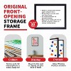Li'l Davinci Black Front-Open Art Frame - Set of 3: 12x18, 9x12, and 8.5x11 Frames; Store up to 50 Creations Per Frame; EZ-Hang Hardware Included - 3 of 4