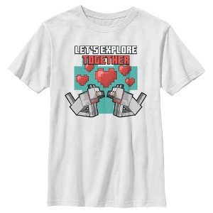 Boy's Minecraft Steve and Alex Vs. Mobs T-Shirt - 1 of 4