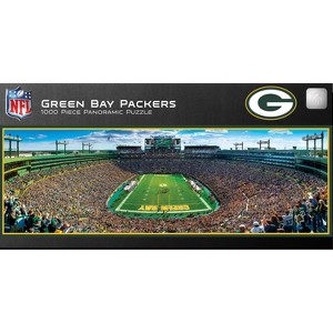 MasterPieces 1000 Piece Sports Panoramic Jigsaw Puzzle - NFL Green Bay Packers  Endzone View - 1 of 4