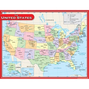 Teacher Created Resources US Map Chart - 1 of 2