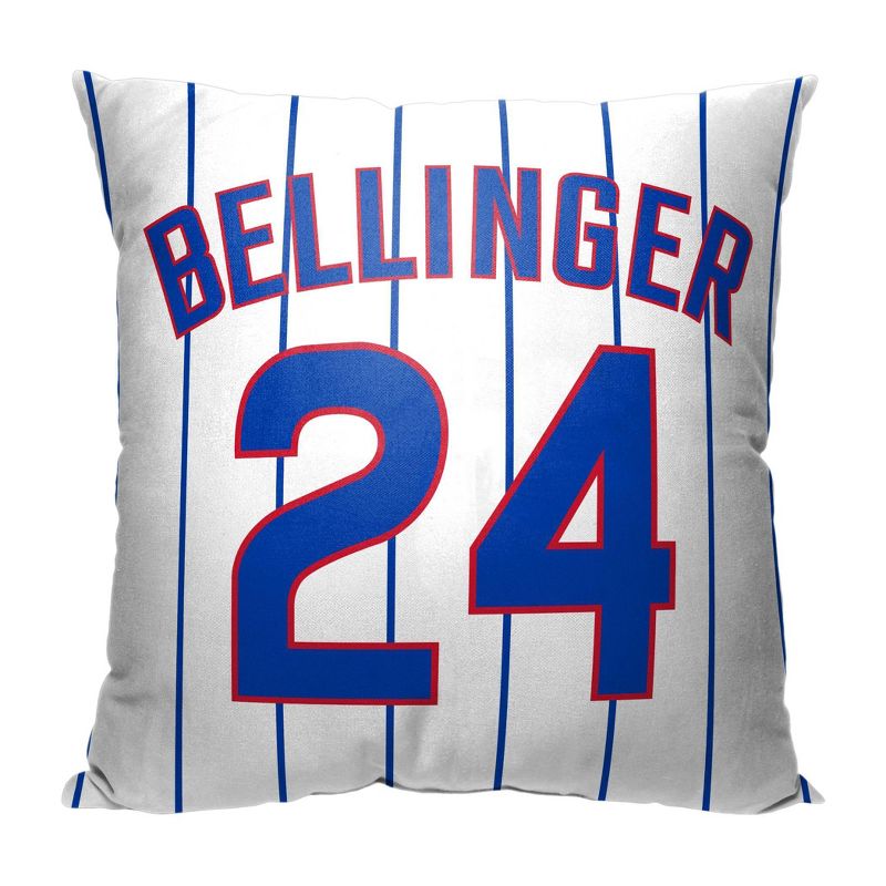 18&#34;x18&#34; MLB Chicago Cubs 23 Cody Bellinger Player Printed Throw Decorative Pillow, 2 of 6