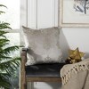 Sydnee Snowflake Pillow - Safavieh - 2 of 3