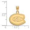 Black Bow Jewelry 10k Yellow Gold St. Cloud State Huskies NCAA Small Pendant - 2 of 3