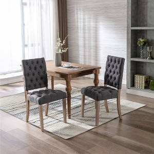 Dining Chairs Set Of 2, Upholstered Dining Chair With Ergonomic Backrest, Anti Slip Foot Pads, Kitchen Dining Chair For Restaurant, Kitchen - 1 of 4
