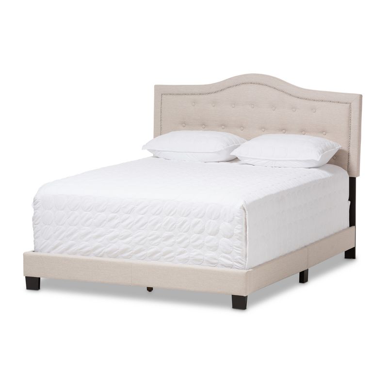 Emerson Modern and Contemporary Fabric Upholstered Bed - Baxton Studio, 1 of 10