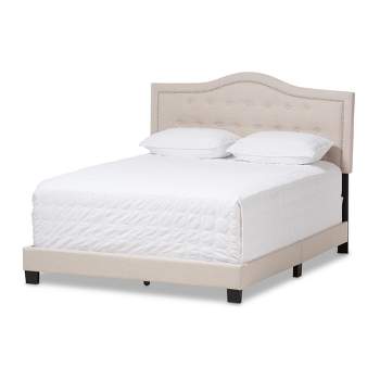 Emerson Modern and Contemporary Fabric Upholstered Bed - Baxton Studio