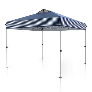 Captiva Designs 10’ x 10’ Outdoor Pop-Up Canopy Tent - Portable Sun Shelter for Camping & Events (Blue) - 1 of 4