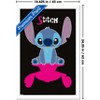 Trends International Disney Lilo and Stitch: Simply Stitch - Pink Shadow Framed Wall Poster Prints - 3 of 4