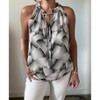 Women's Pleat Neck Halter - Veronica M - 2 of 3