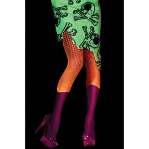 Rubies Women's Leggings (Neon Orange) - 1 of 1