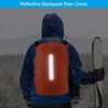 Unique Bargains Waterproof Backpack Rain Cover with Vertical Reflective Strap - 4 of 4