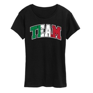Women's - Instant Message - Team Italy Short Sleeve Graphic T-Shirt - 1 of 4